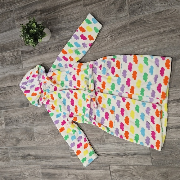 NWOT-  TUCKER & TATE Fleece Hooded Robe (Hooded, Pockets, and Belt) + SleepMask - Picture 5 of 5